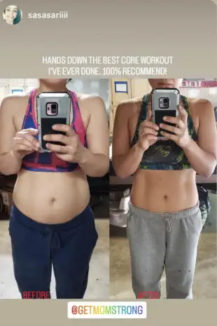 get mom strong instagram testimonial 3