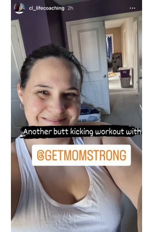 get mom strong instagram testimonial 2