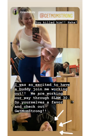 get mom strong instagram testimonial 22